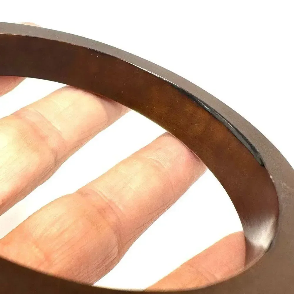 wood  bangle bracelet
